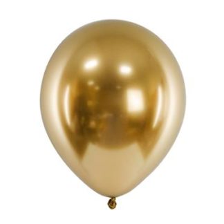 Złoty balon lateksowy