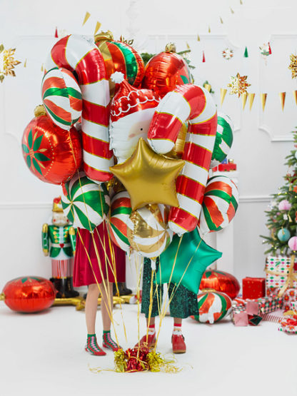 Balony foliowe w motywie świątecznym