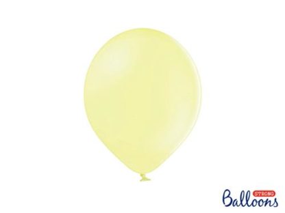Pastelowy żółty balon lateksowy