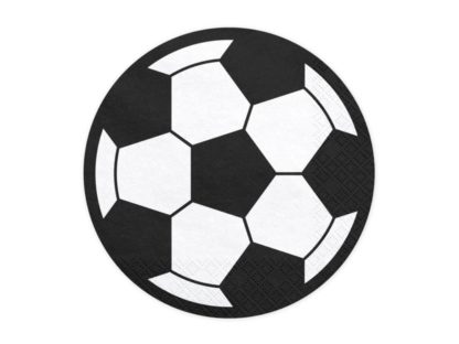 Serwetki w kształcie piłki nożnej