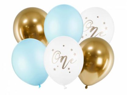 Zestaw kolorowych balonów na urodziny
