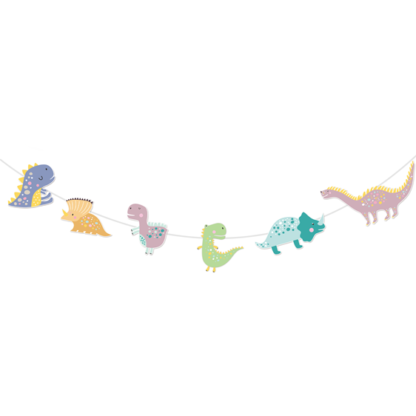 Baner z dinozaurami