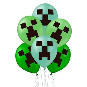 Balony lateksowe z motywem Minecraft