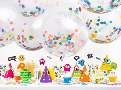 Zestaw balonów lateksowych z konfetti