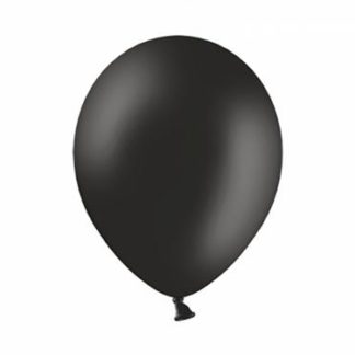 Czarny balon lateksowy